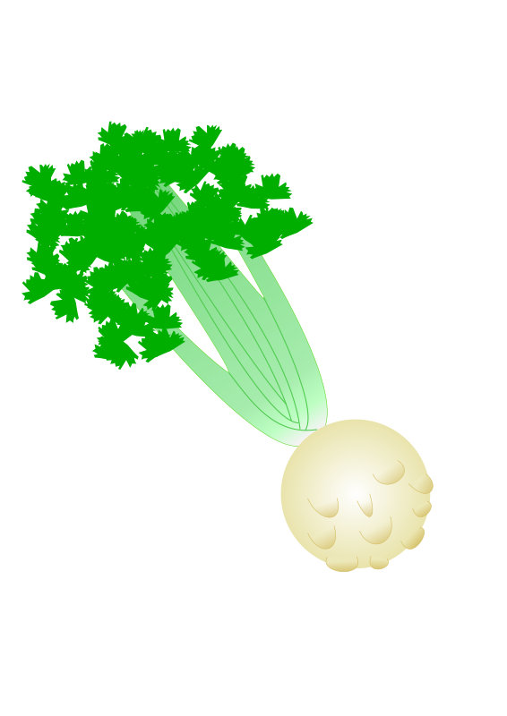 Cartoon celery Royalty Free Vector Clip Art illustration -food0324 