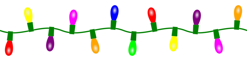 holiday lights clipart