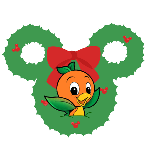 Funny Orange Bird Walt Disney World SVG Digital Cricut File - Clip Art