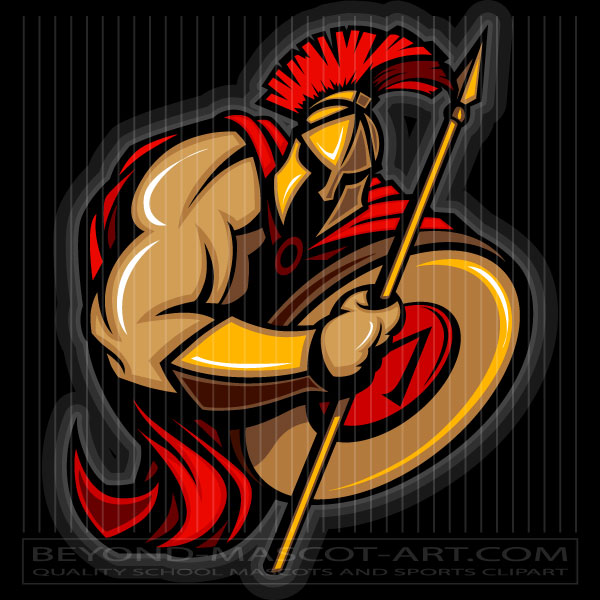 21 Spartan clipart - Graphics Factory