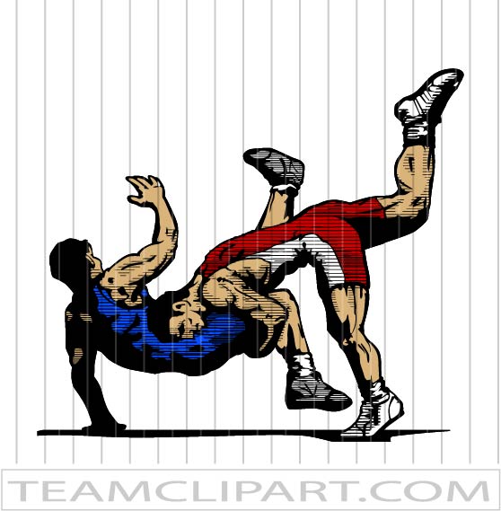 wrestling clipart