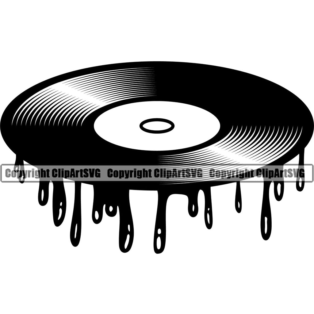 Classic Vintage Retro Record Player Clipart Digital Download SVG Clip
