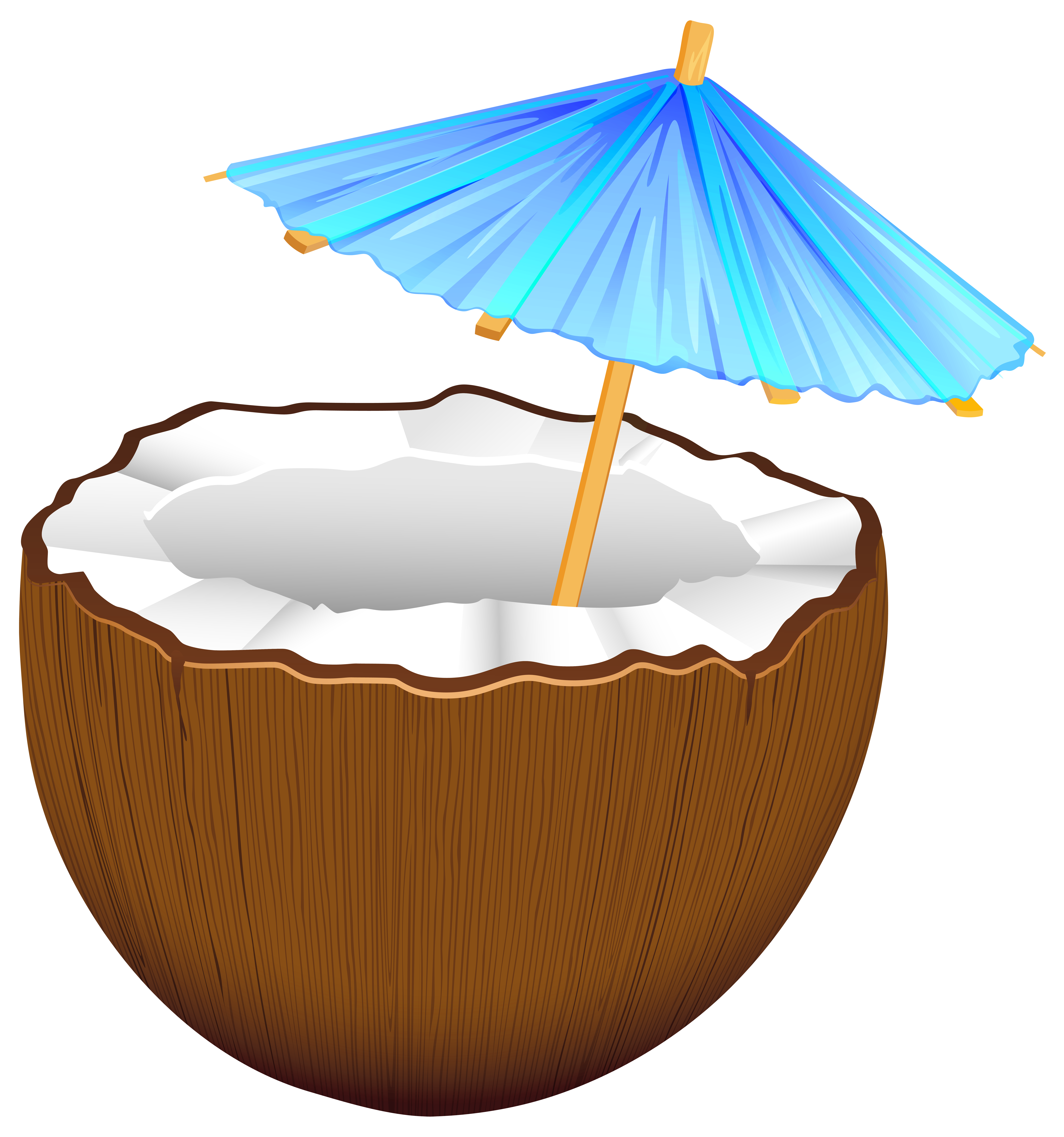 coconut drink clipart