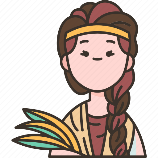 Goddess of Greek mythology - Ceres Demeter - Demeter - Sticker