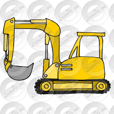 excavator clipart