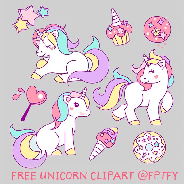 Unicorn Walking On Rainbow Cartoon Clipart - Stock Illustration