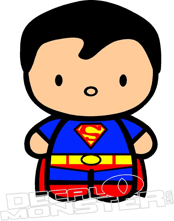 baby superman clipart