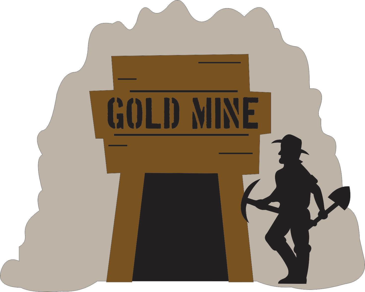 Goldmine ClipArt