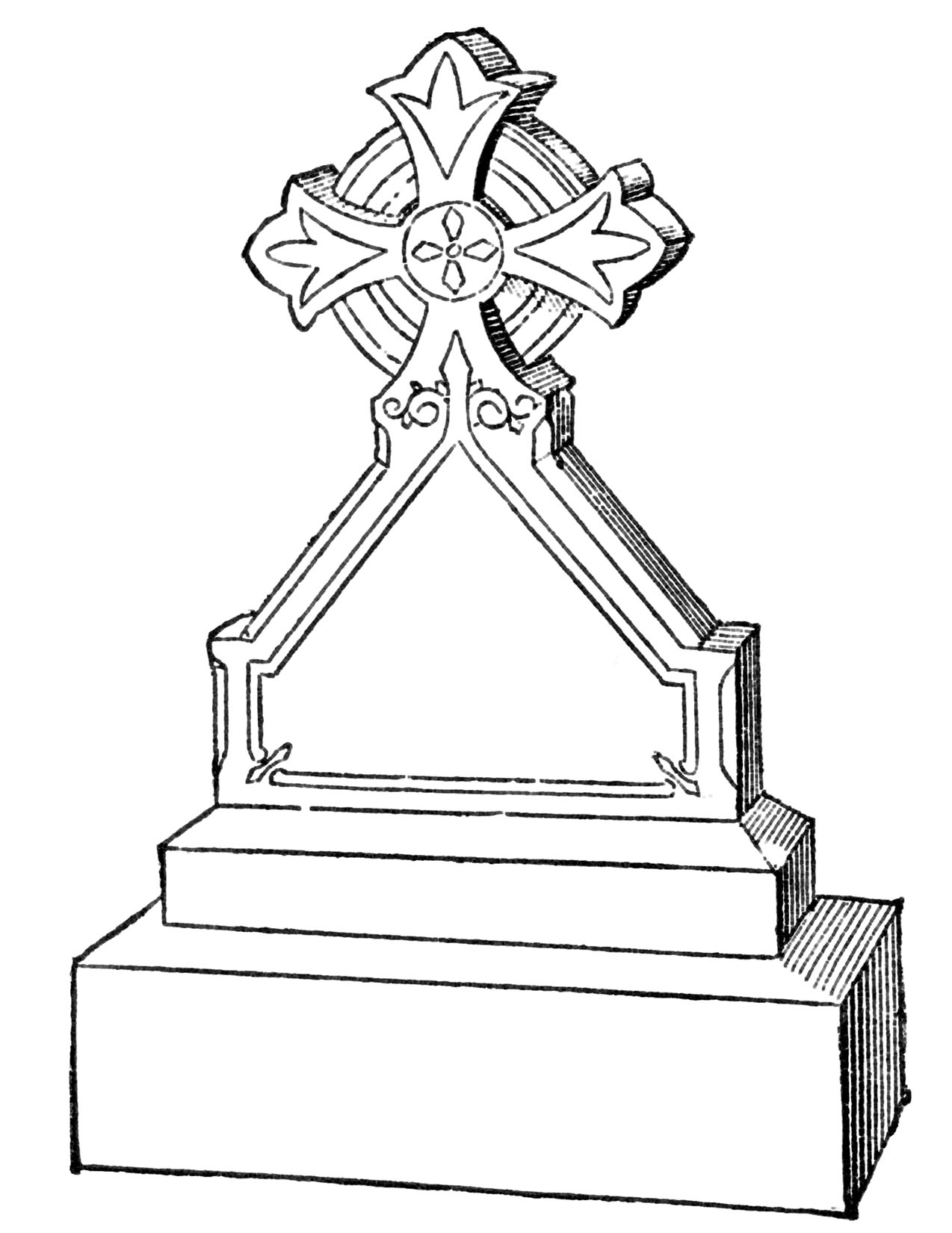 Headstone clipart etsy clip art library