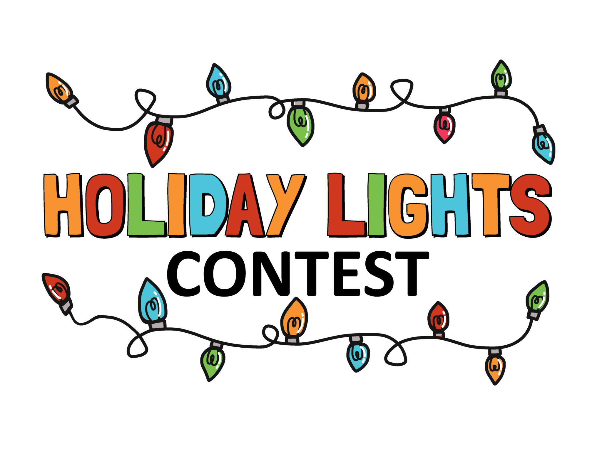holiday lights clipart