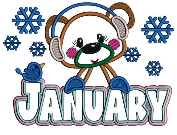 Calendar Bears January-June Clip Art-Instant Download-Digital Clipart ...