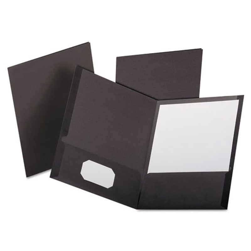 2 Pocket Plastic Folder for Binder, Orange plastic folder