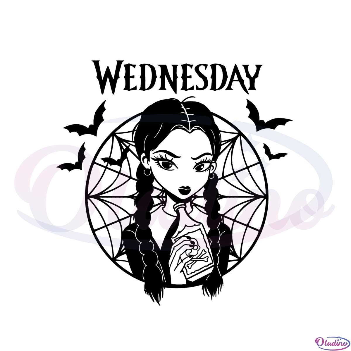 Wednesday Addams Clip Art, Wednesday Addams Svg, Wednesday Svg, Png ...