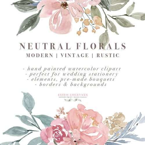 free floral clipart borders