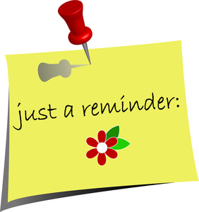 meeting reminder clipart