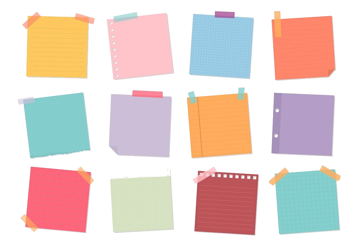Sticky Notes PNG, Vector, PSD, and Clipart With Transparent