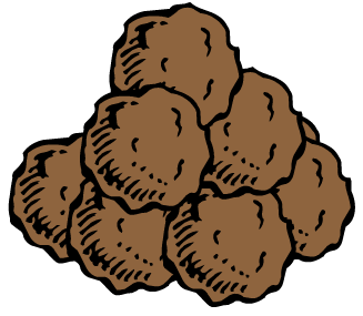 How to draw meatball / LetsDrawIt