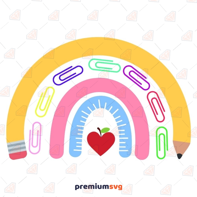 teacher rainbow clipart