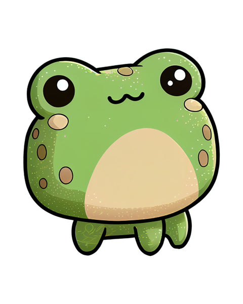 Cute Frog Kawaii Clipart Graphic by Poster Boutique · Creative Fabrica