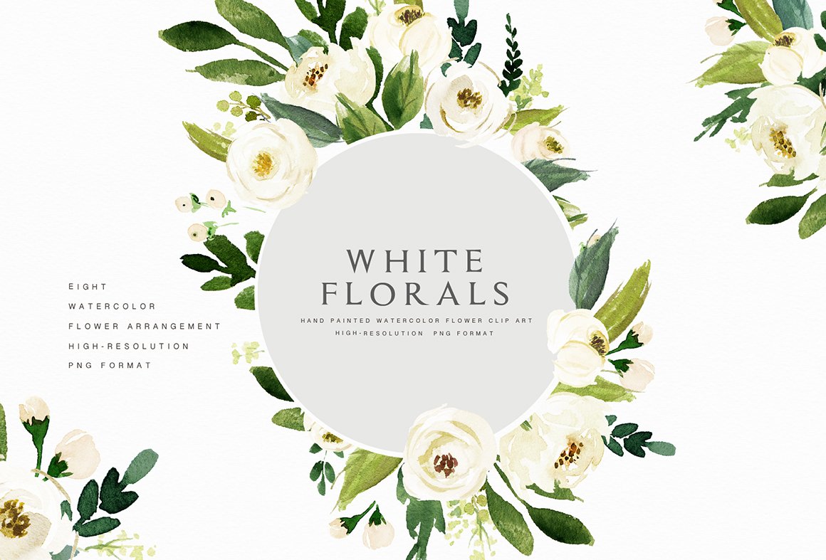 green flower clipart