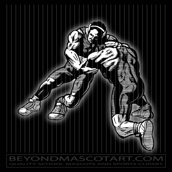 wrestling clipart