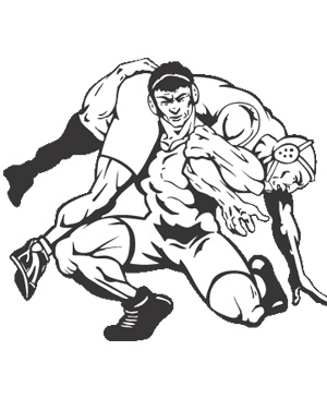 wrestling clipart