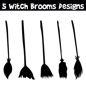 witch broom clipart