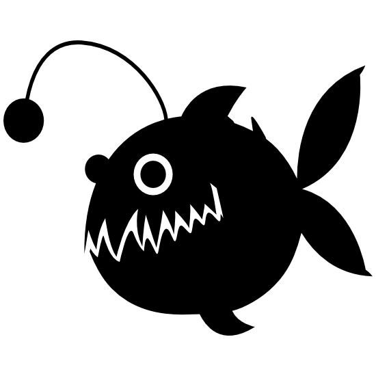 angler fish clipart