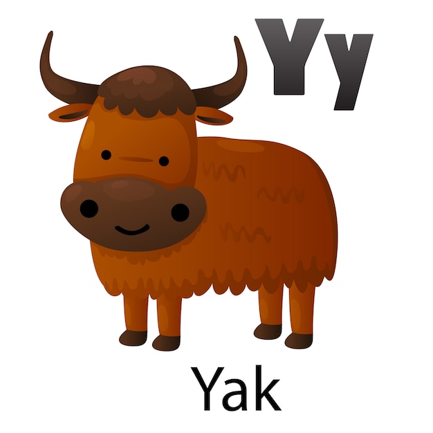 Yak Picture for Classroom / Therapy Use - Great Yak Clipart - Clip Art ...