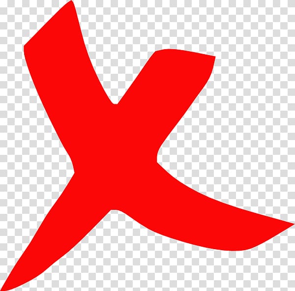 X Mark - Book Black And White - CleanPNG / KissPNG