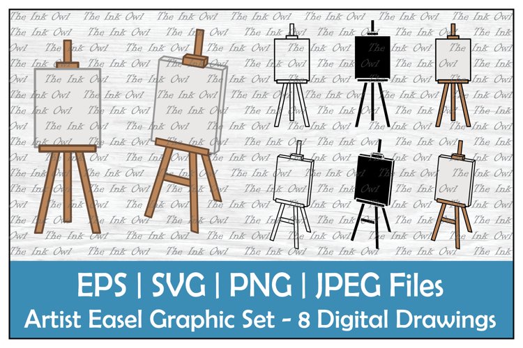 Art and Crafts Clipart-man painting on canvas art clipart