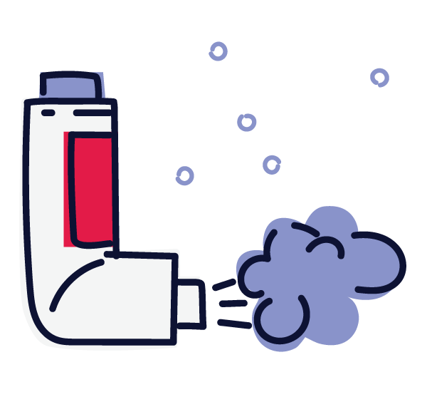 Asthma Inhaler Blue Openclipart Clip Art Library