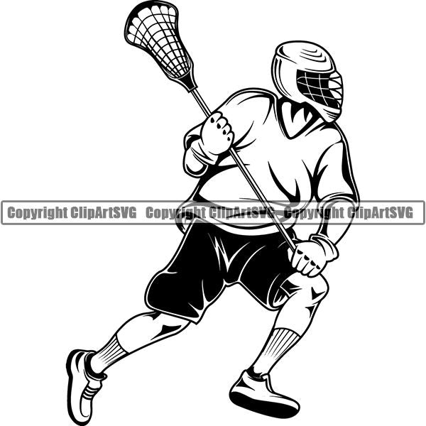 Pin on Lacrosse - Clip Art Library