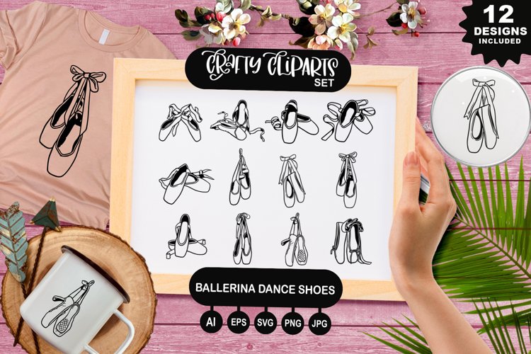 dance shoes clipart