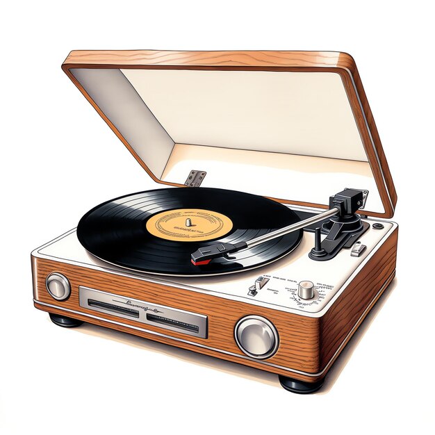 record player clipart