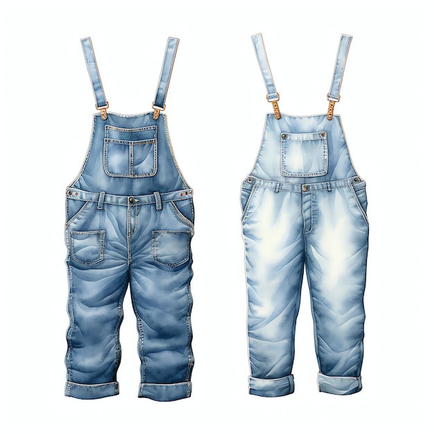 Free Overalls Vector | Overalls, Tshirt designs, Fashion sketches ...