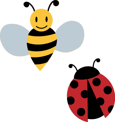 Insects Clipart,Cute Bugs Clipart.