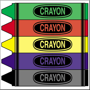 Free color crayons clipart, Download Free color crayons clipart