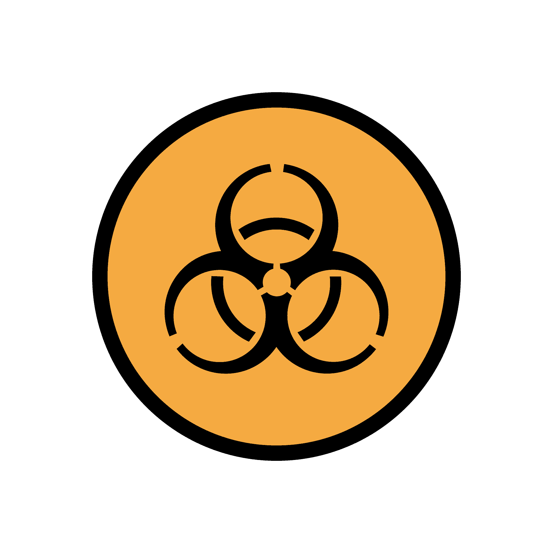 Biohazard Warning Clipart Vector, Biohazard Warning Danger 