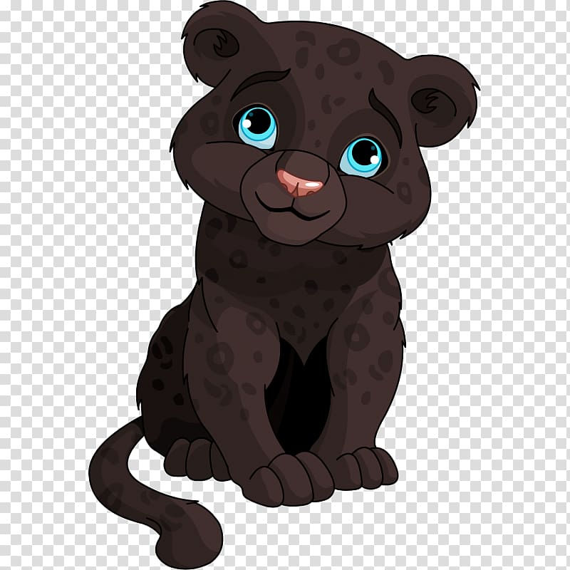 cute panther clipart
