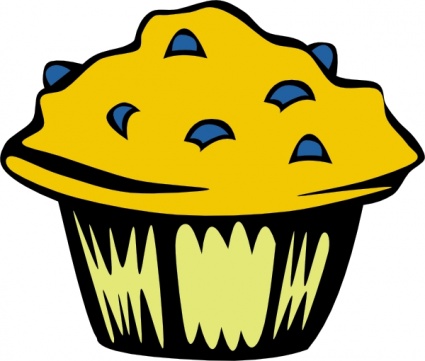 blueberry muffin clipart