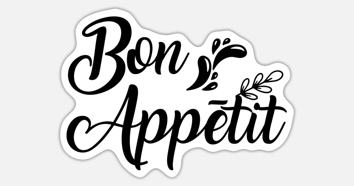 Bon Appetit Delicious Dish Element Royalty Free SVG, Cliparts - Clip ...
