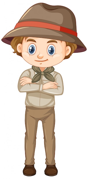 Park Ranger With Shovel Stock Clipart | Royalty-Free | FreeImages