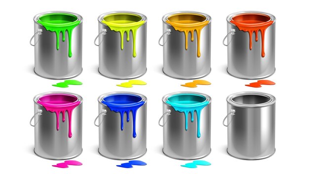 Painting Bucket Clipart Transparent Background, Paint Bucket