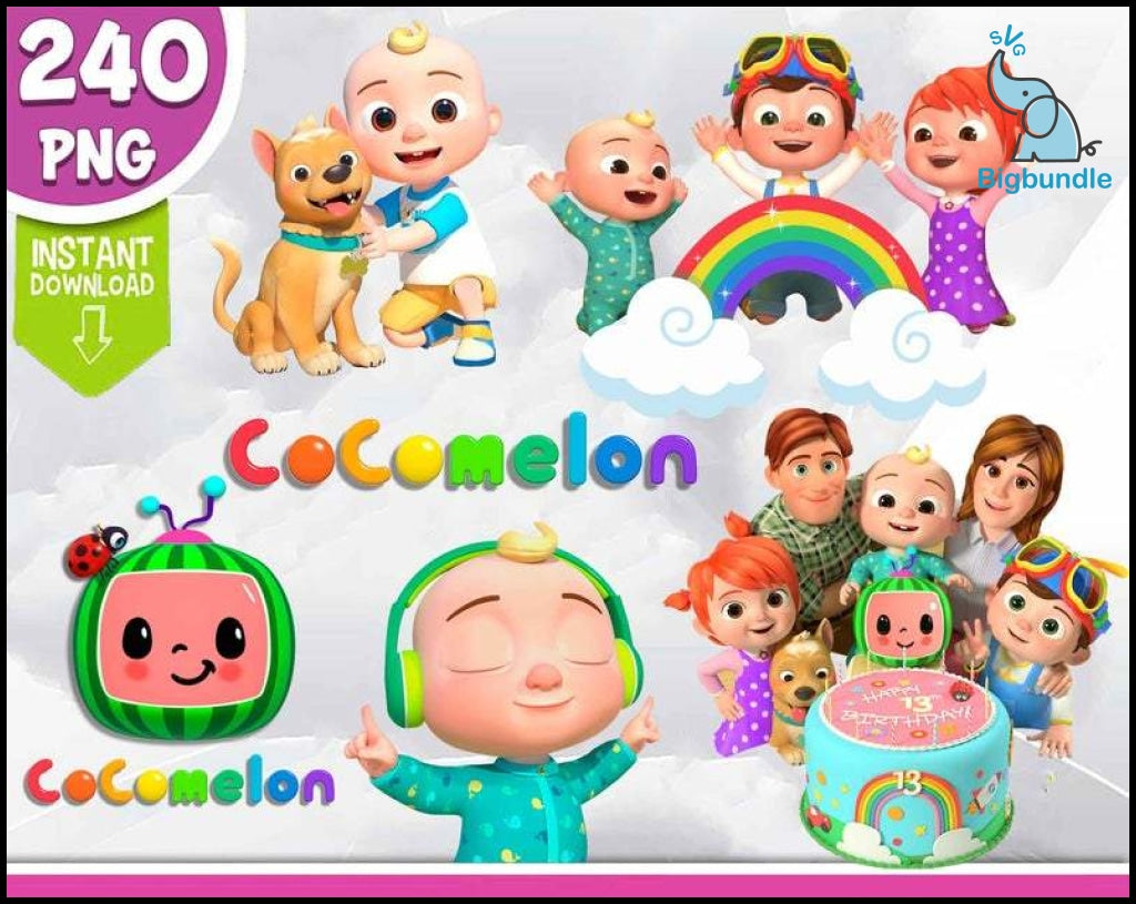 Free cocomelon clipart, Download Free cocomelon clipart png images ...