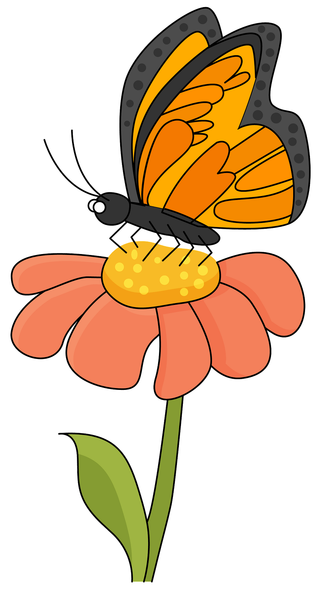 Butterfly Flower Vector Art, Icons, and Graphics for Free Download