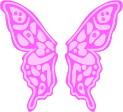 butterfly wing clipart
