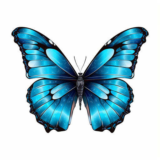 Blue Butterfly Clip Art at Clker.com - vector clip art online - Clip ...