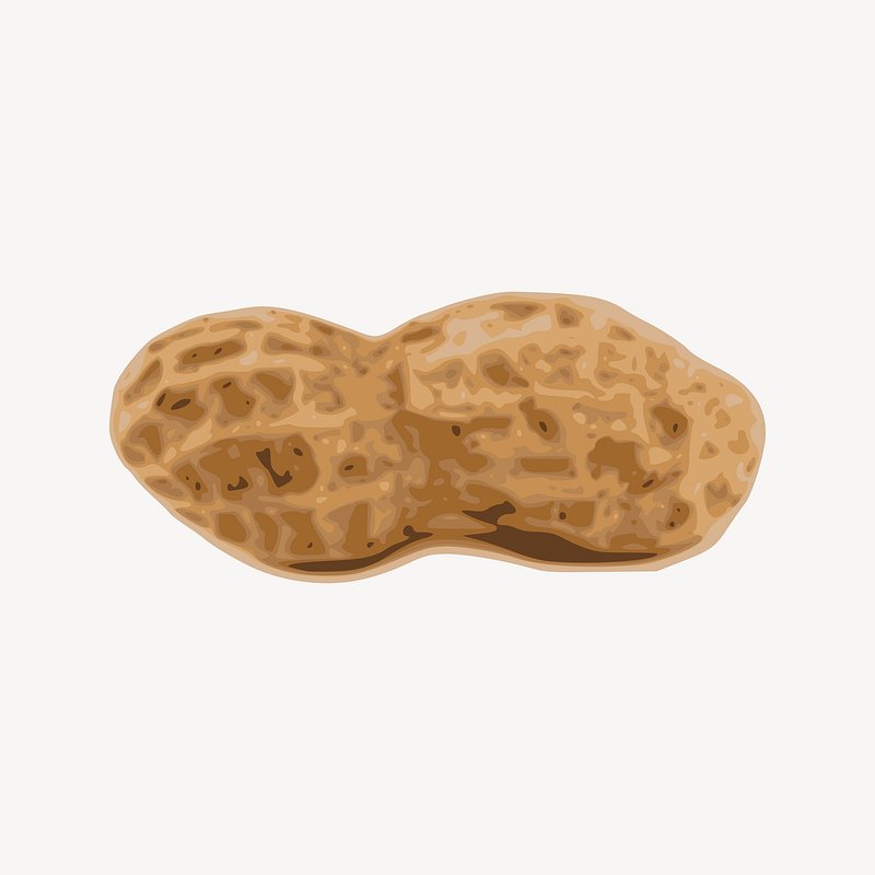 Cartoon of a Happy Peanut Mascot Running Royalty Free Vector Clip