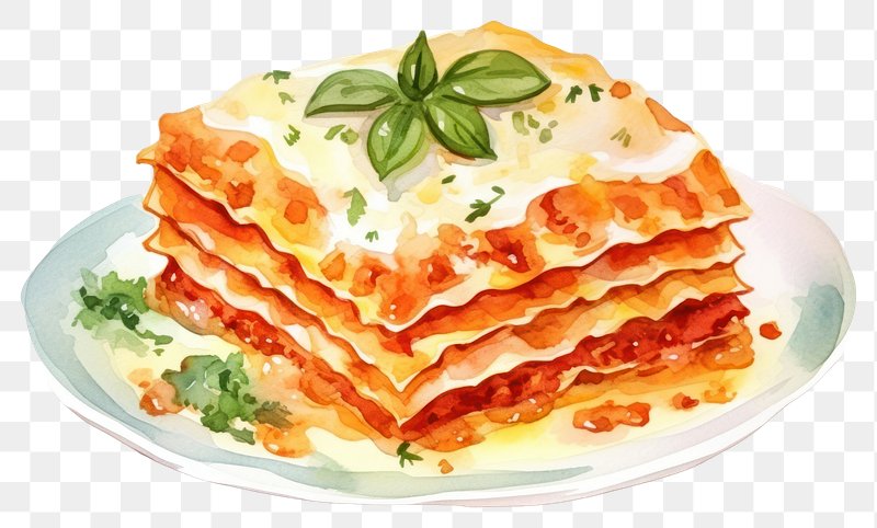 lasagna layer dividers clipart